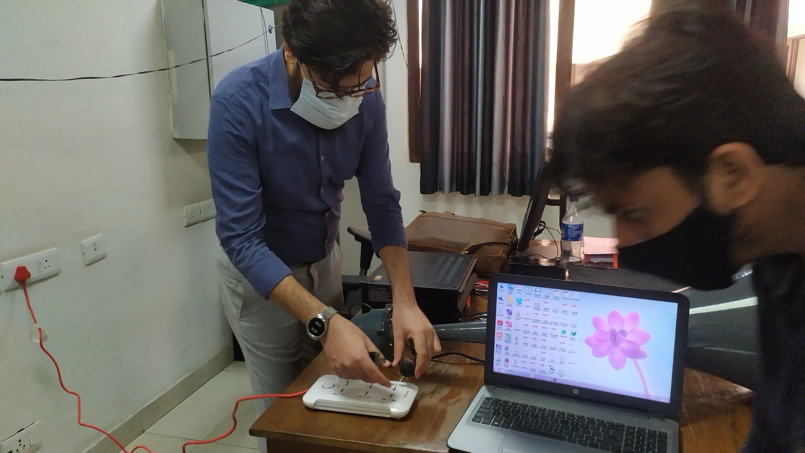 Vajranaad close-up siren wiring and device testing